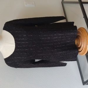 Stretchy Black Blouse NWT  LG